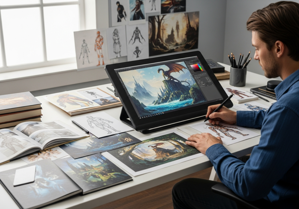 How to Build a Strong Concept Art Portfolio for Canadian Game Programs